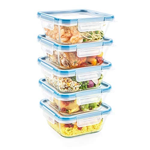 Snapware Total Solutions Pyrex Glass 10-piece Set (5 × 4-cup)